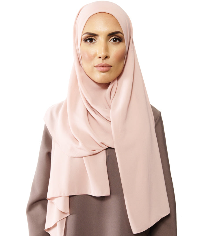 Écharpe en Crêpe Mousseline Luxe