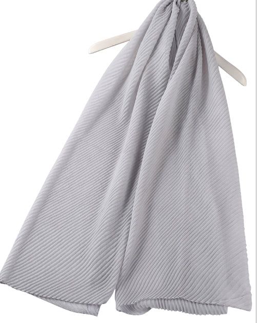 CRINKLE PLAIN scarf