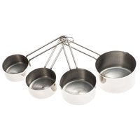 Kinghoff 4025 - Kitchen Measuring Cup - Stainless Steel - Set of 4 pieces - 60 / 80 / 125 / 250 ml
