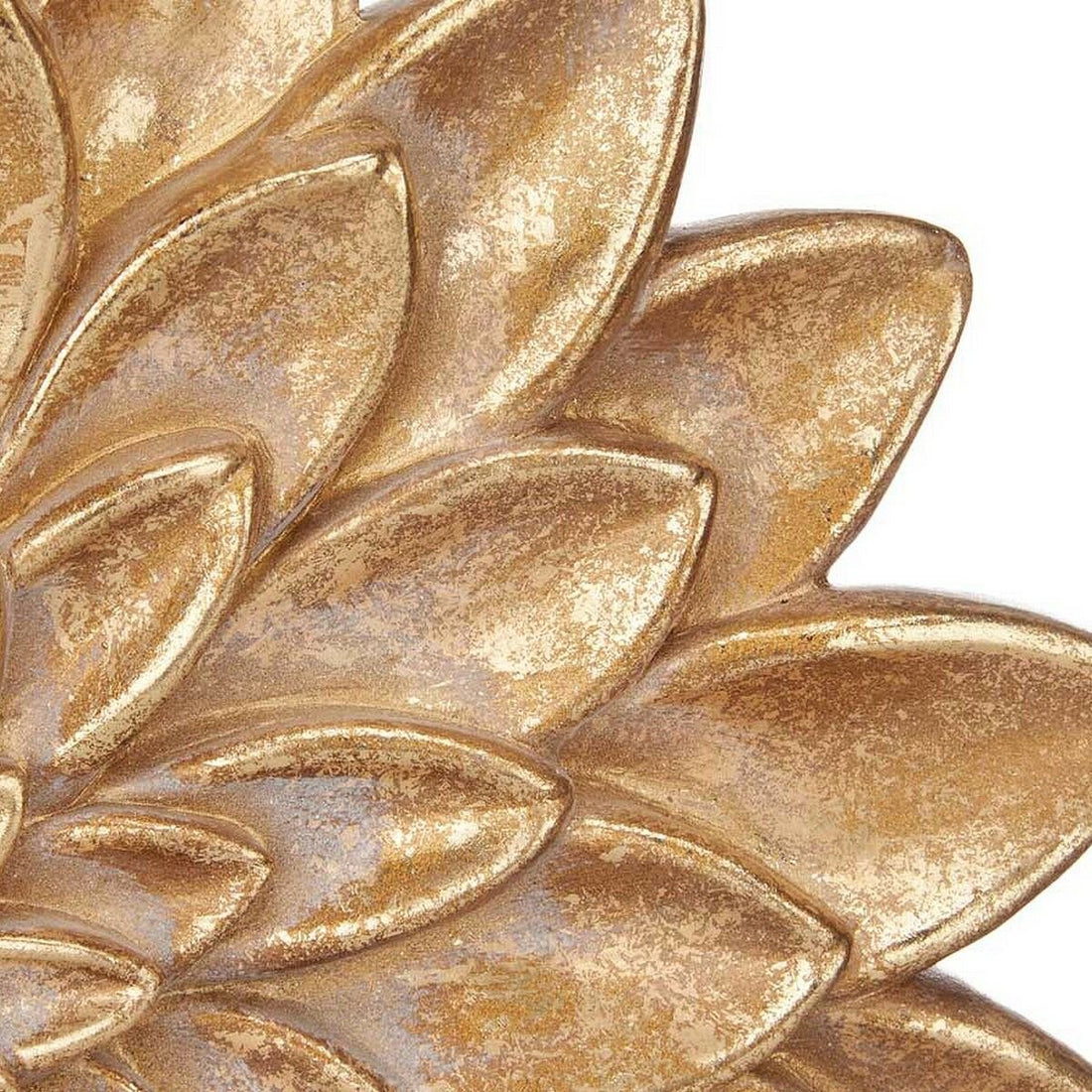 Dekorationsfigur Blume Gold (29 x 39 x 10 cm)
