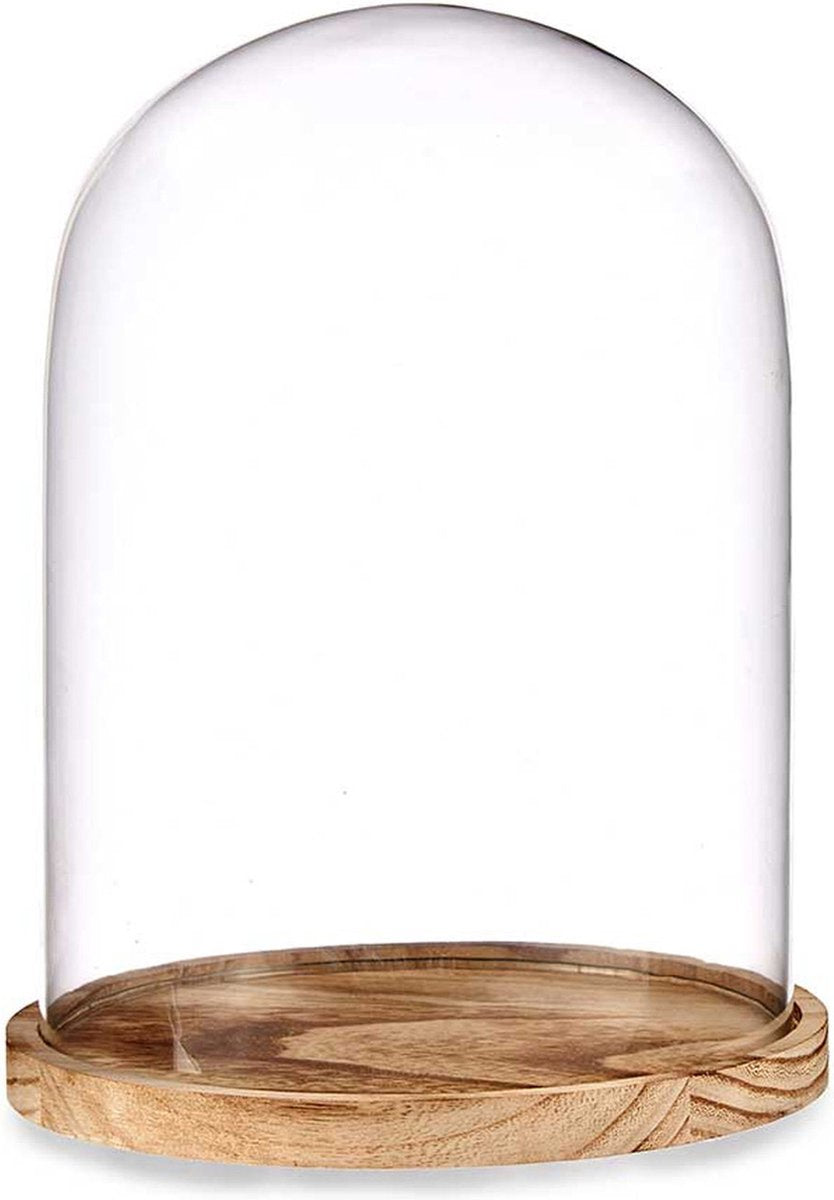 Stolp Ø 23x28 cm Glas Rond Glazen Stolp