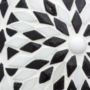 Black & white mosaic pendant lamp
