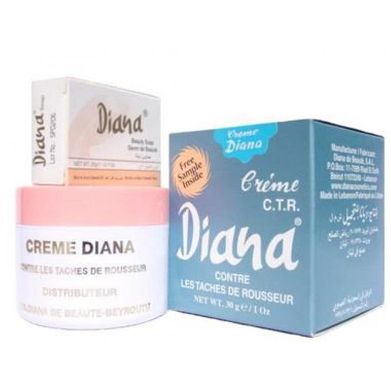 Diana Beauty Cream – gezichtscrème 30 g, inclusief zeep met amandelolie