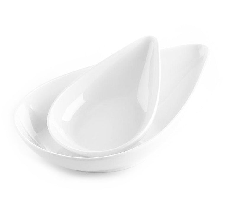 Melamine schaaltjes in druppelvorm – wit, onbreekbaar, klein of groot – foto 3