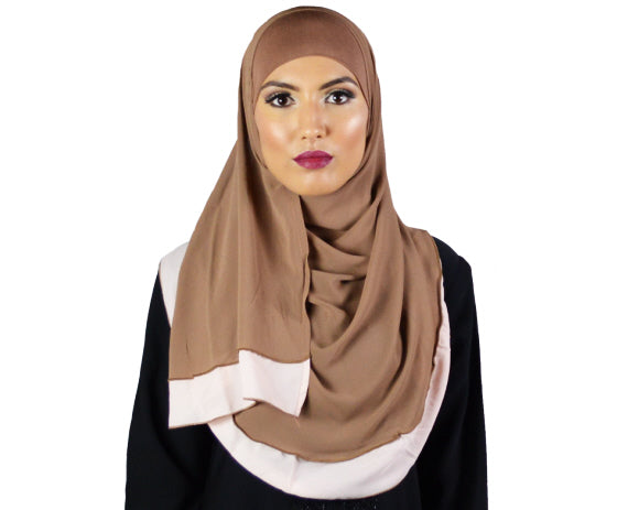 Hijab Instant en Mousseline Prêt-à-porter