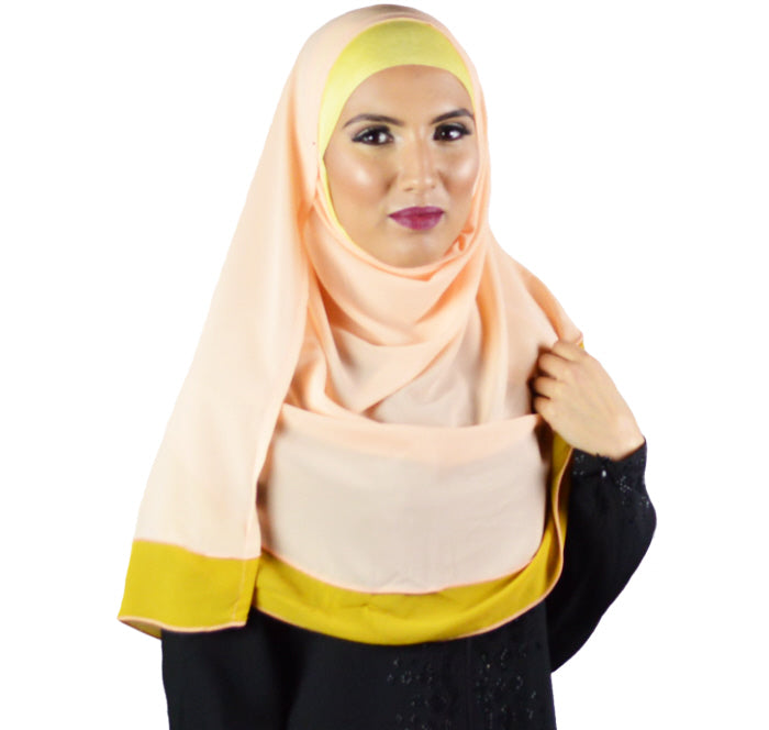 Hijab Instant en Mousseline Prêt-à-porter