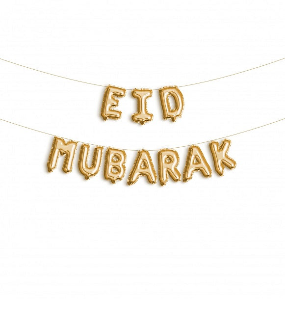 Eid Mubarak Folienballon Gold