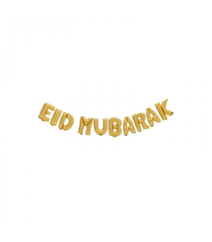 EID MUBARAK GOLD LETTERS