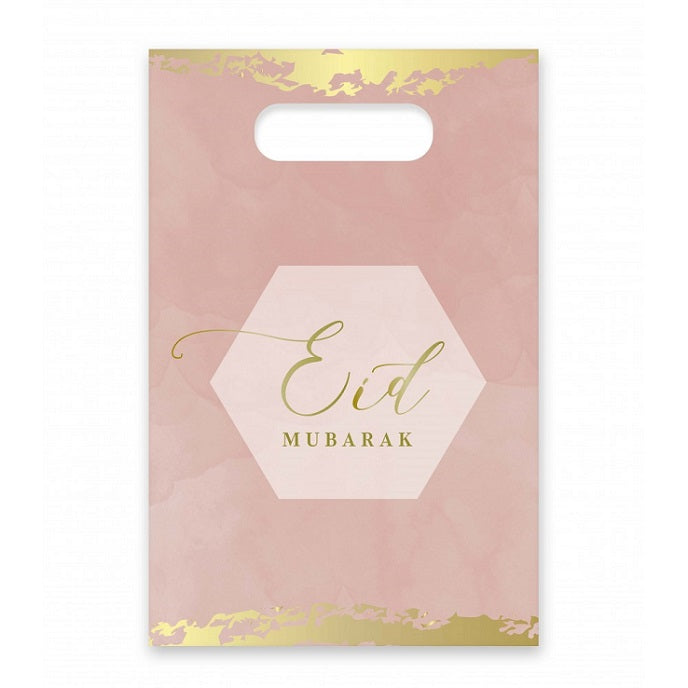 Eid Mubarak Candy Bags Dusty Pink