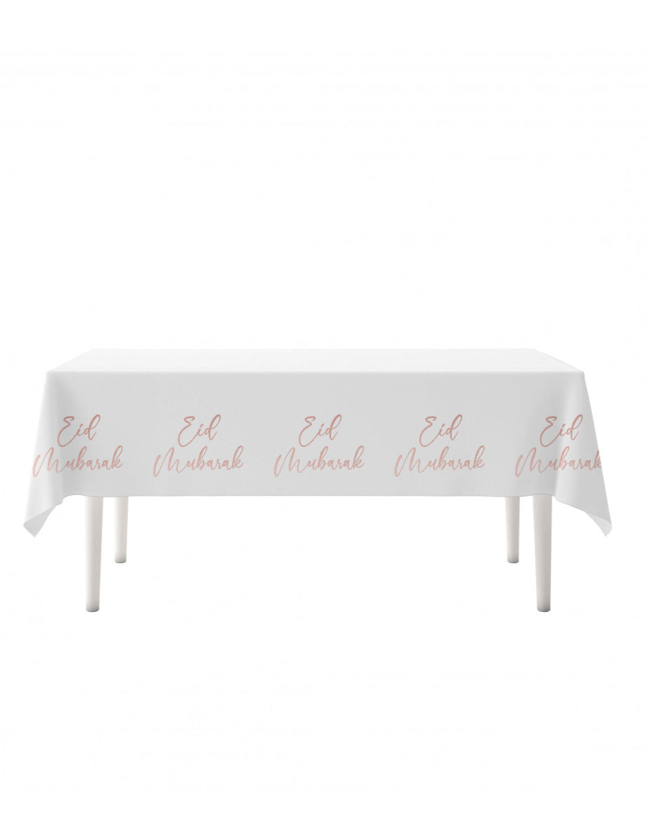 Eid Mubarak tablecloth Rose Gold