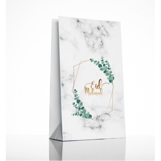 Cadeauzakjes eid mobarak- Marmer Eucalyptus (6 Stuks)
