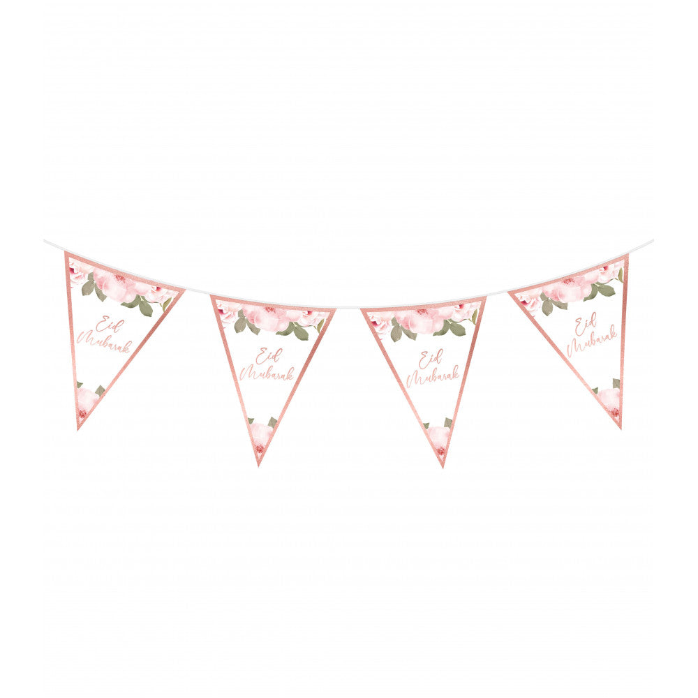EID MUBARAK BUNTING ROSE GOLD