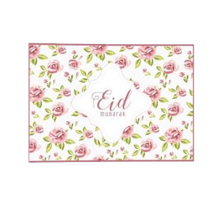 EID MUBARAK PLACEMATS - Eid Vintage Rose