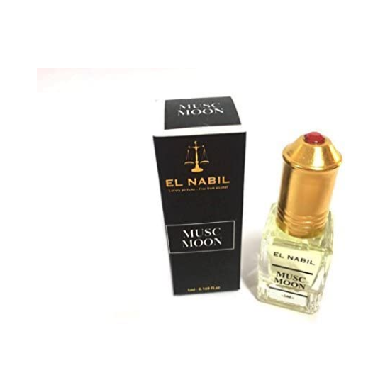 El Nabil Musc Moon – alcoholvrije musk met roller, fruitig en bloemig, 5 ml