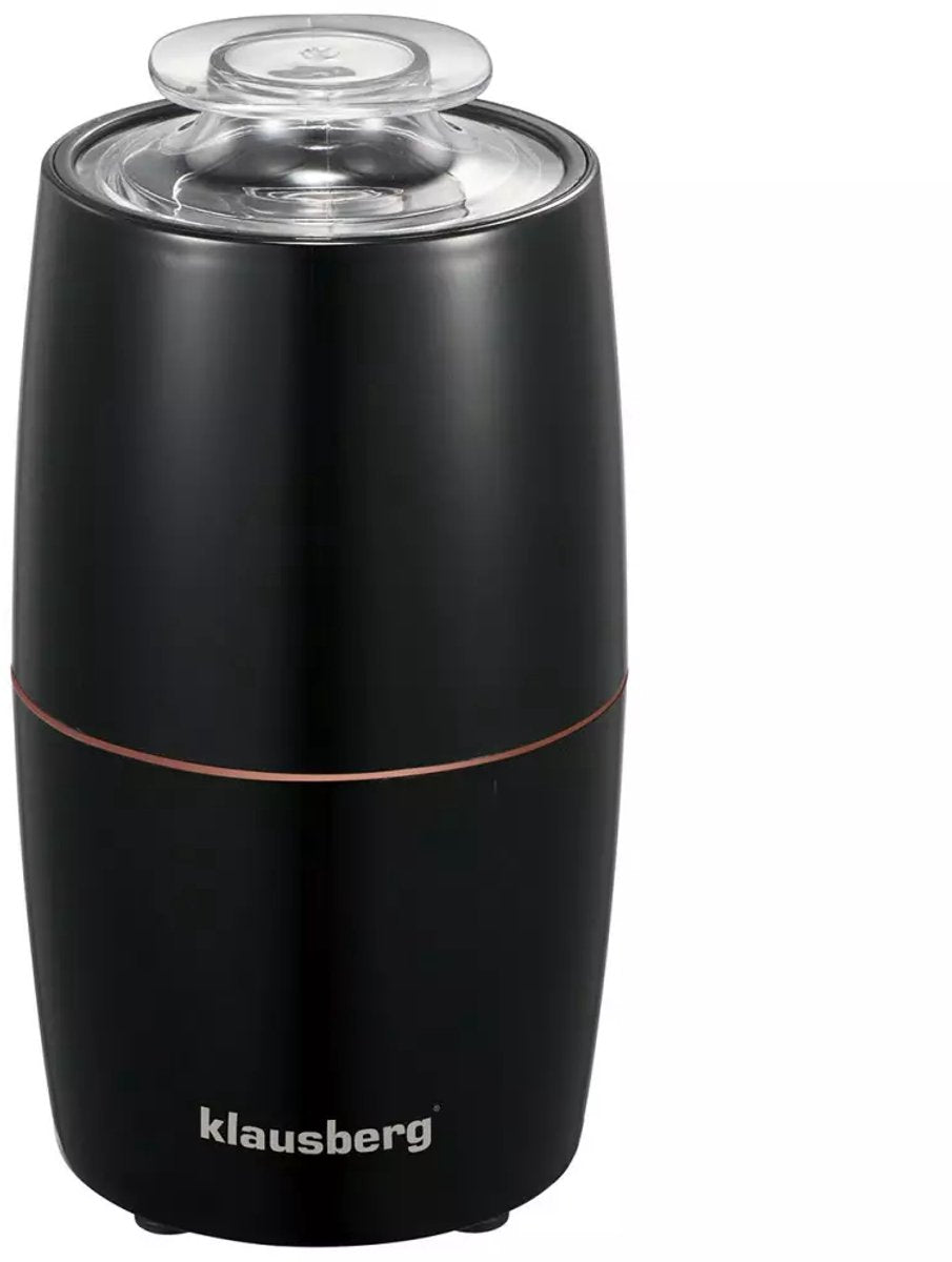 Klausberg KB7602 elektrische koffiemolen – RVS mes en bakje, 200 W