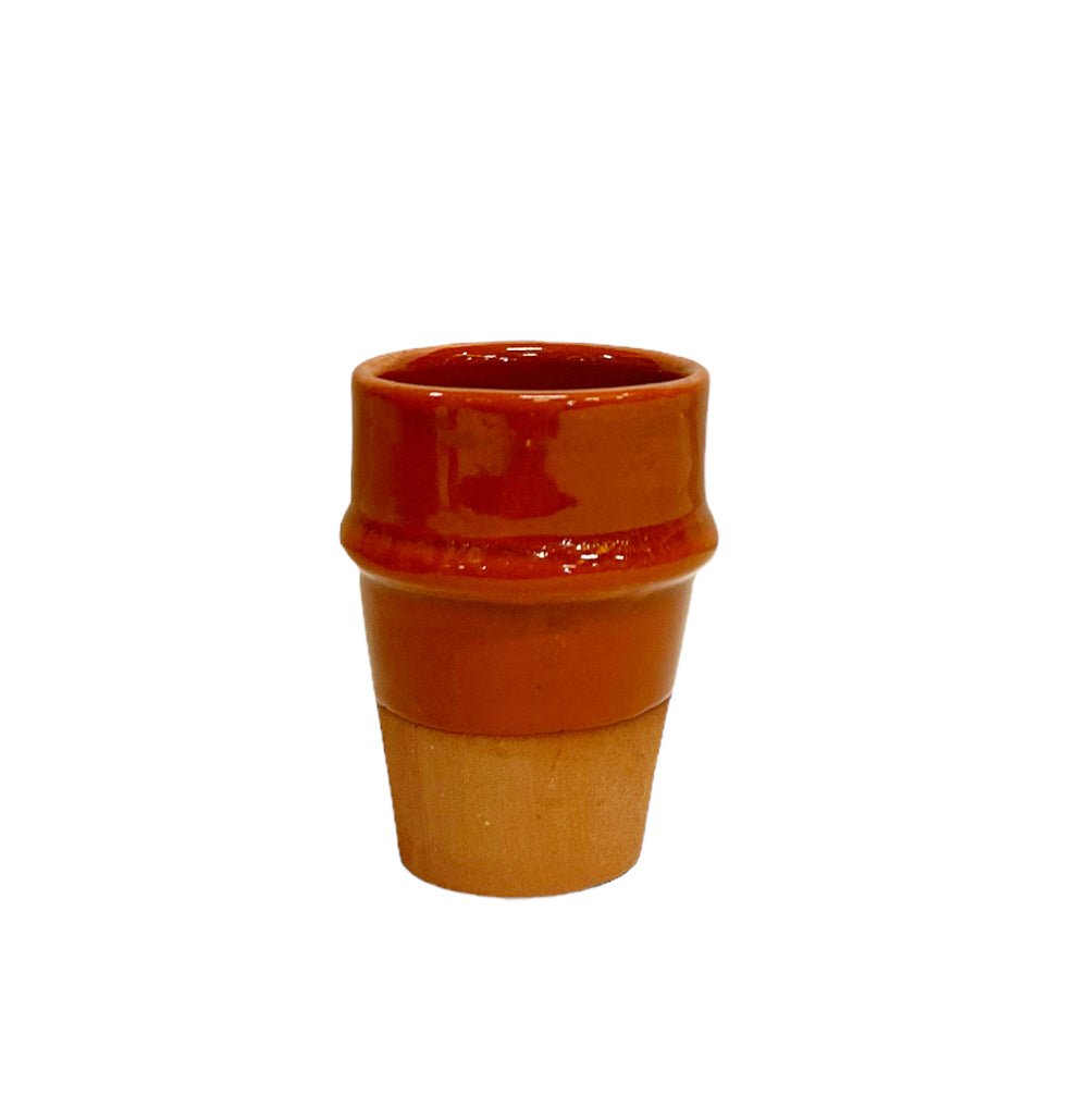 Marokkanische halbglasierte Espressotassen 70 ml