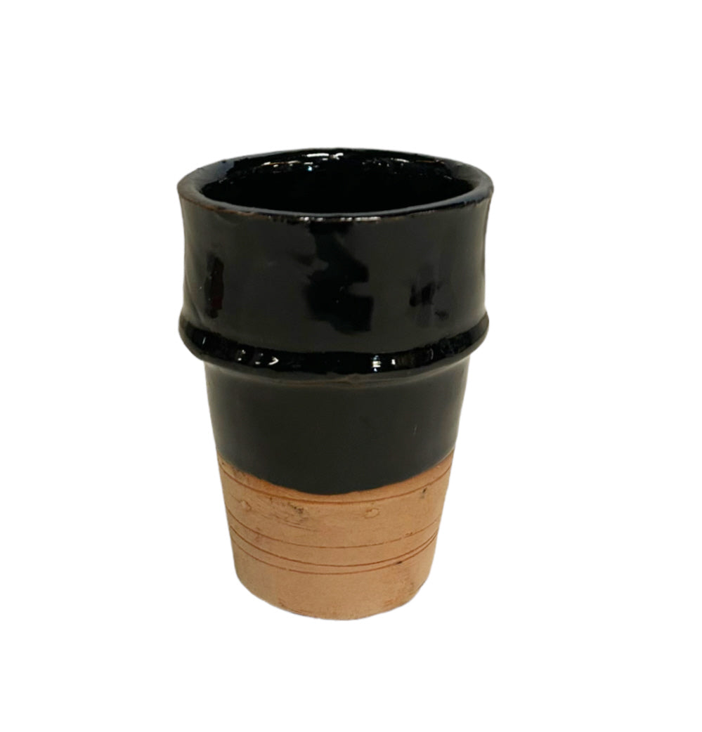 Marokkanische halbglasierte Espressotassen 70 ml