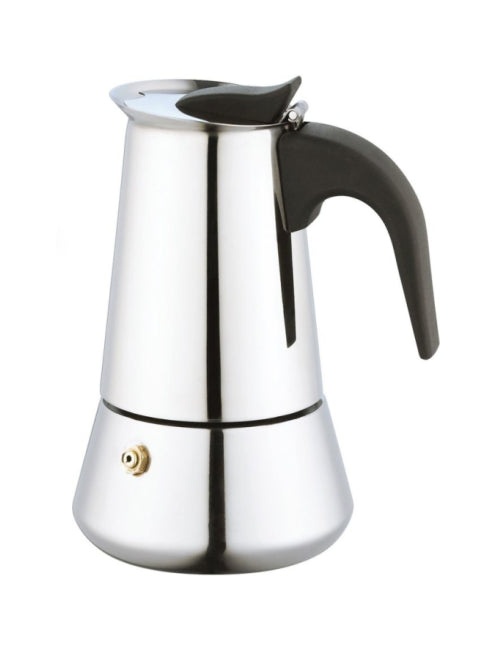 Espresso maker van roestvrij staal – percolator voor op de kookplaat