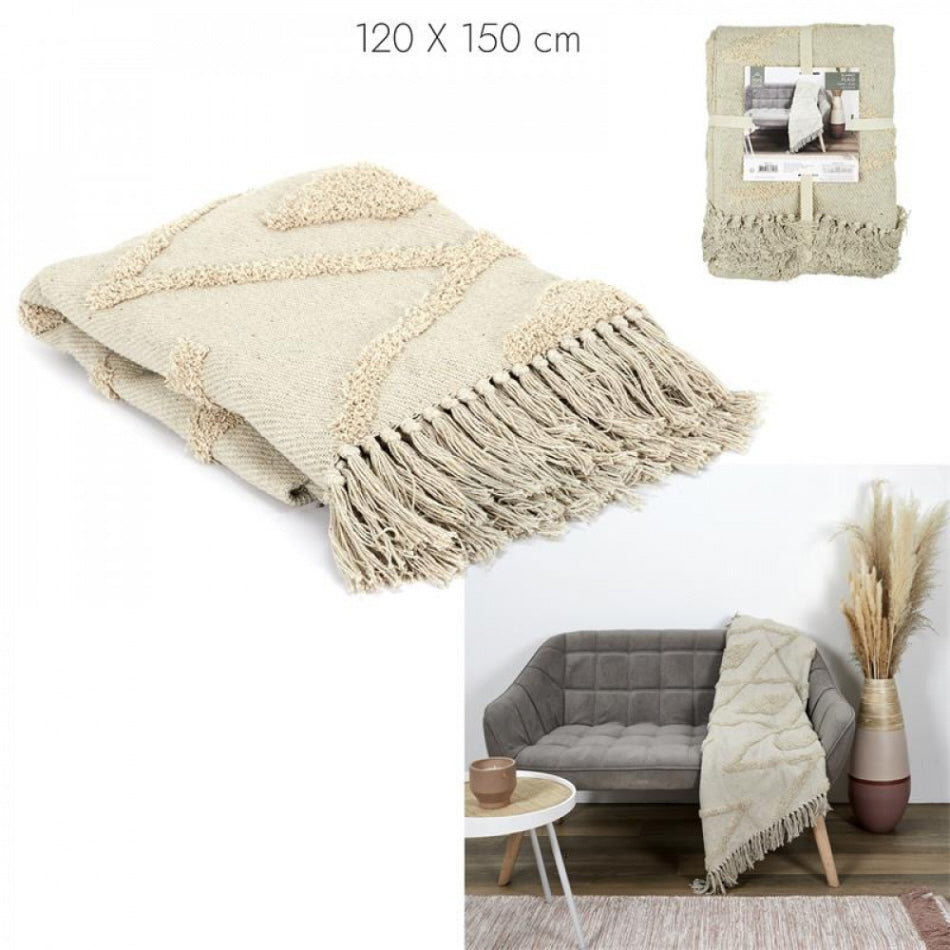 Ethnic cotton throw 120X150CM