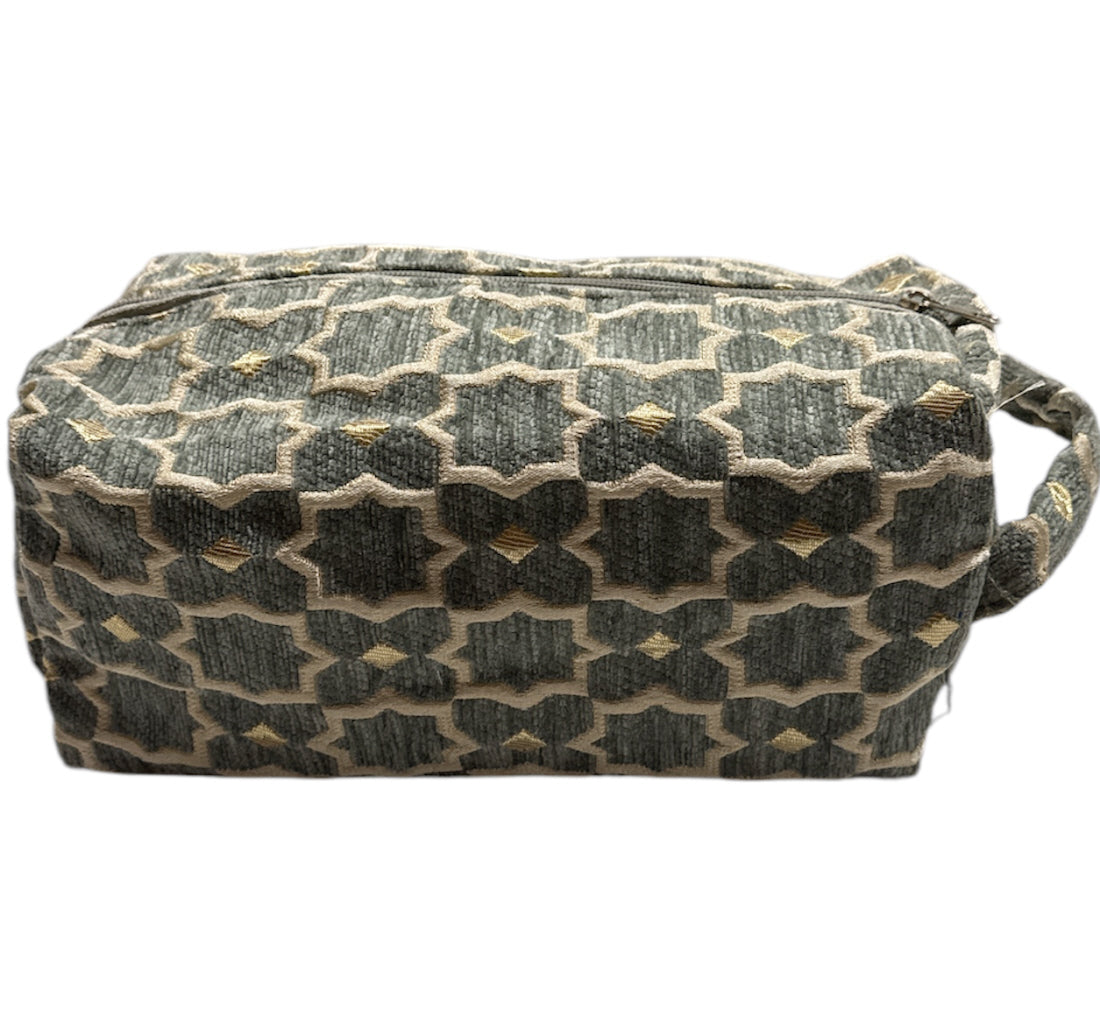 Marokkaanse zellige pouch – handgemaakte toilettas met zellige-patroon – foto 4