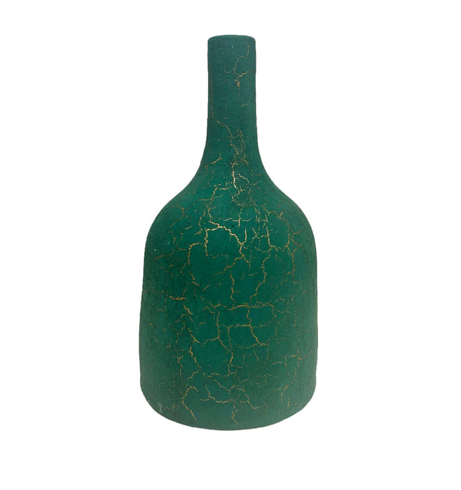 Cracked Bottle Vase - 20 cm