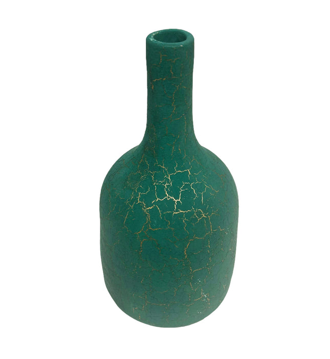 Cracked Bottle Vase - 20 cm