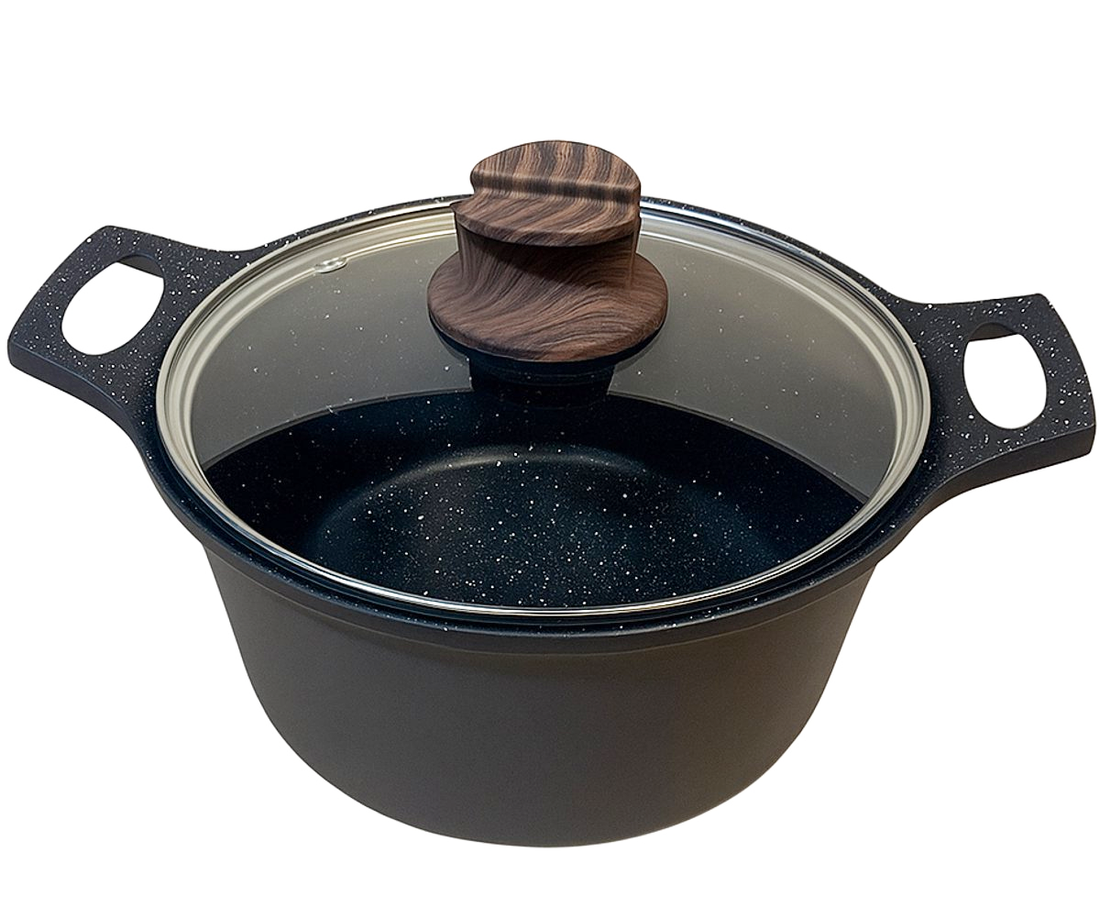 Hakal kookpan van gietaluminium met glazen deksel – Ø 20 tot 40 cm, inductie – foto 21