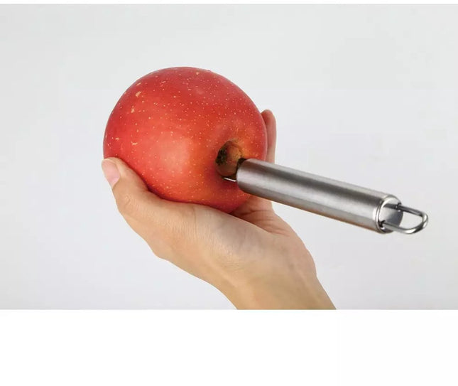Kinghoff Fruit Corer - Stainless Steel, Apples, Pears, Tomatoes - Easy and Hygienic Kitchen Tool - Core Remover