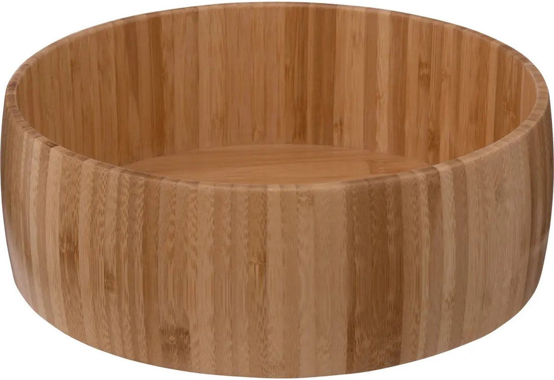 5Five Fruit bowl/fruit basket Bali - bamboo wood - D29 x H10 cm - brown - round