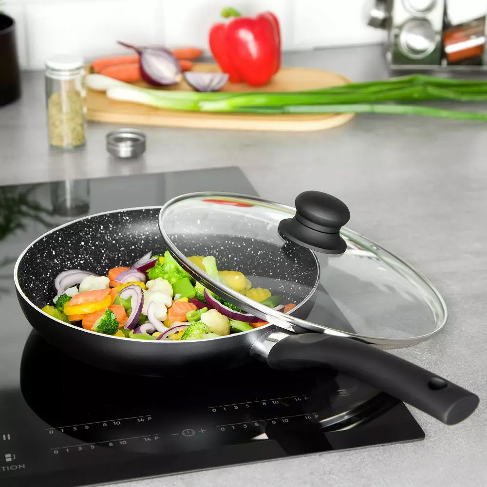 Kinghoff koekenpan met deksel KH-3956 – Ø 22, 24 of 28 cm, ook voor inductie – foto 5