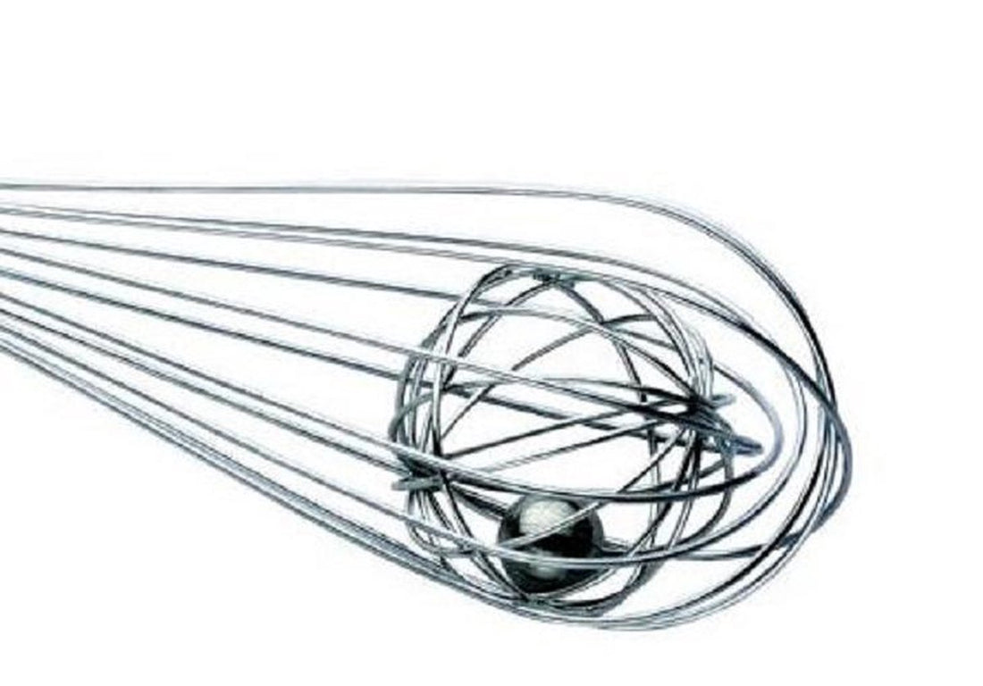 Schneebesen mit Kugel - 21 cm - Schnellschneebesen - Soßenbesen - Quirl