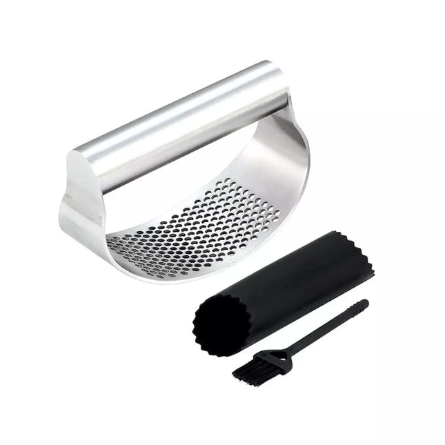 Garlic press, set of 3, steel - Kinghoff