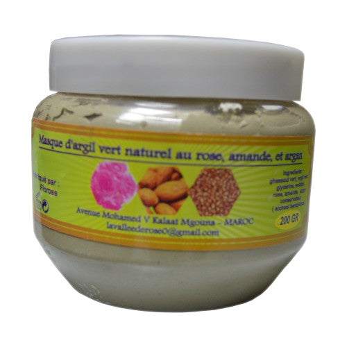 Natural clay mask