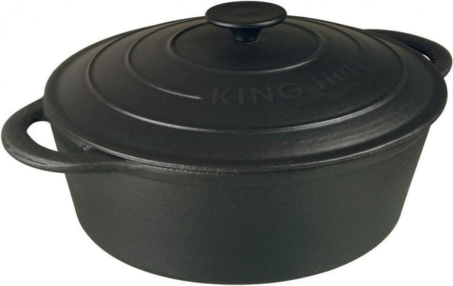 Kinghoff KH-2255 gietijzeren braadpan 3,9 liter – alle warmtebronnen en oven – foto 2