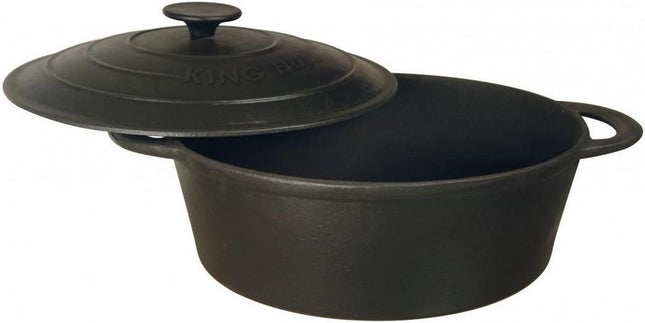 Kinghoff KH-2255 gietijzeren braadpan 3,9 liter – alle warmtebronnen en oven