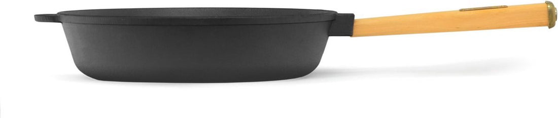 Cast Iron Skillet with Detachable Wooden Handle - BRIZOLL