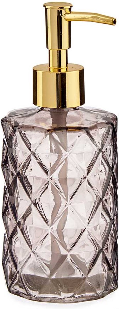 Glass soap dispenser - gold