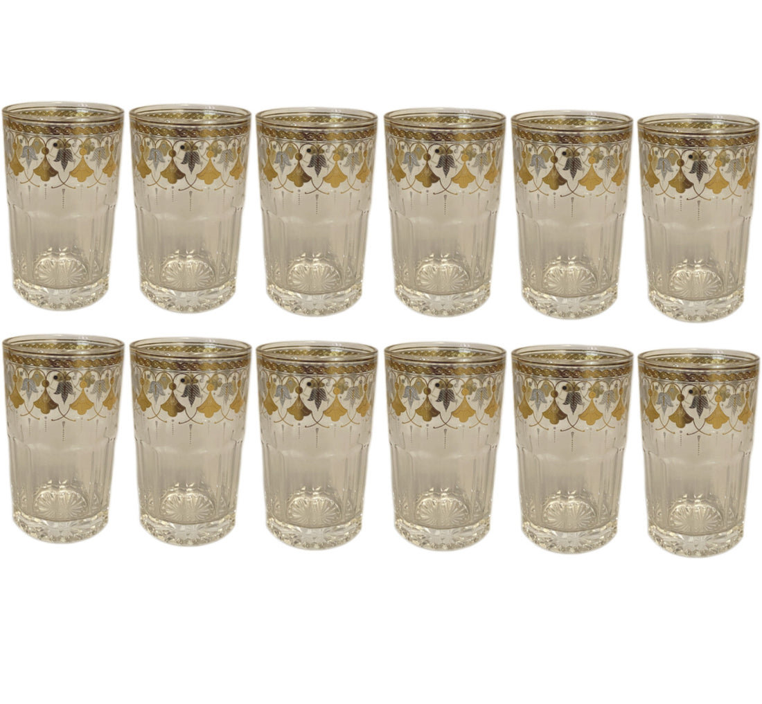 Moroccan glasses 12 pcs.