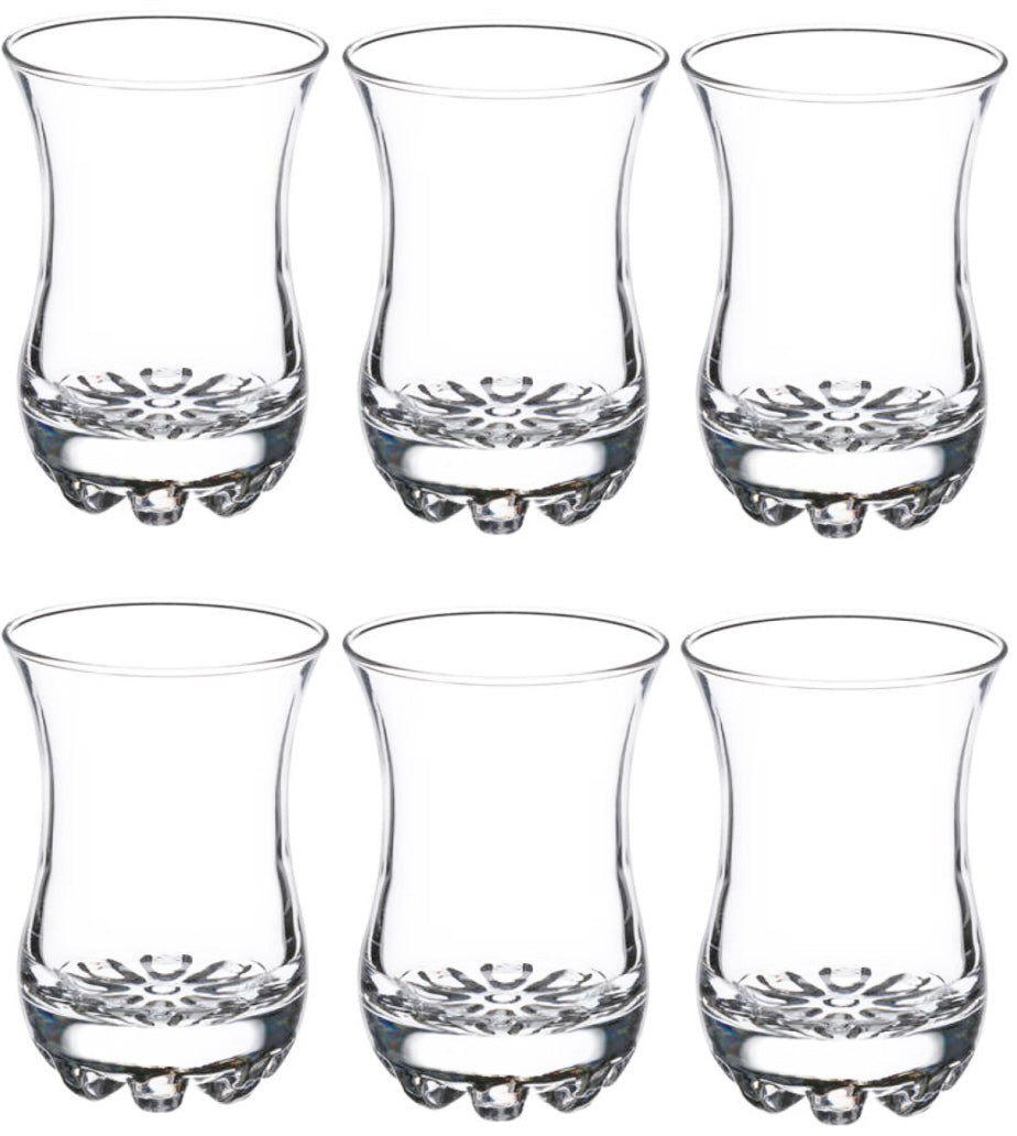 Türkische Teegläser 8 cl - 6 Stück