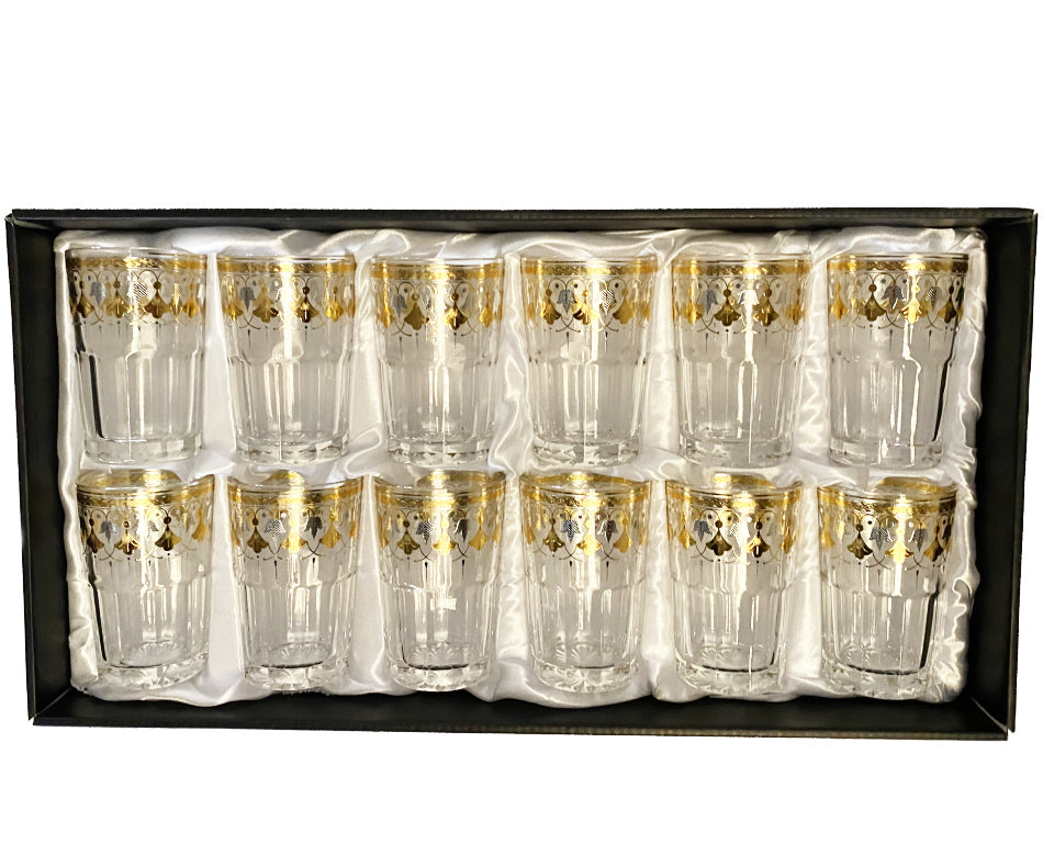 Moroccan glasses 12 pcs.