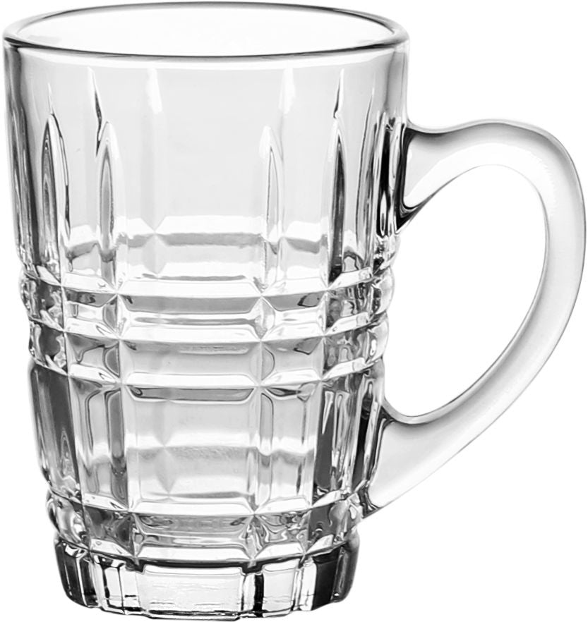 6er-Set Gläser - Tassen mit Henkel