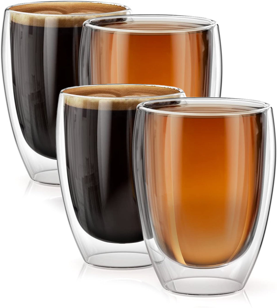 Doppelwandige Gläser - 250 ml - 4 Stück
