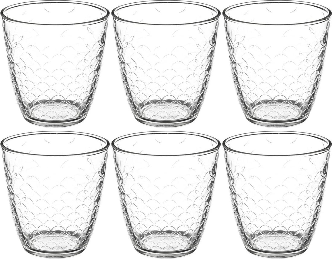 Secret de Gourmet Rome glazen 250 ml – set van 6 water- en sapglazen