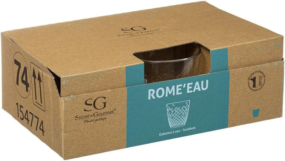 Secret de Gourmet Rome glazen 250 ml – set van 6 water- en sapglazen – foto 3