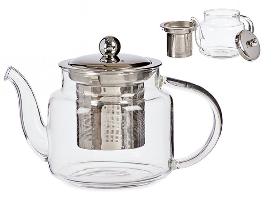 Glass teapot with filter 0.5 L