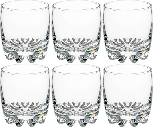 Set von 6x Wasser-/Saftgläsern Tin 310 ml aus Glas
