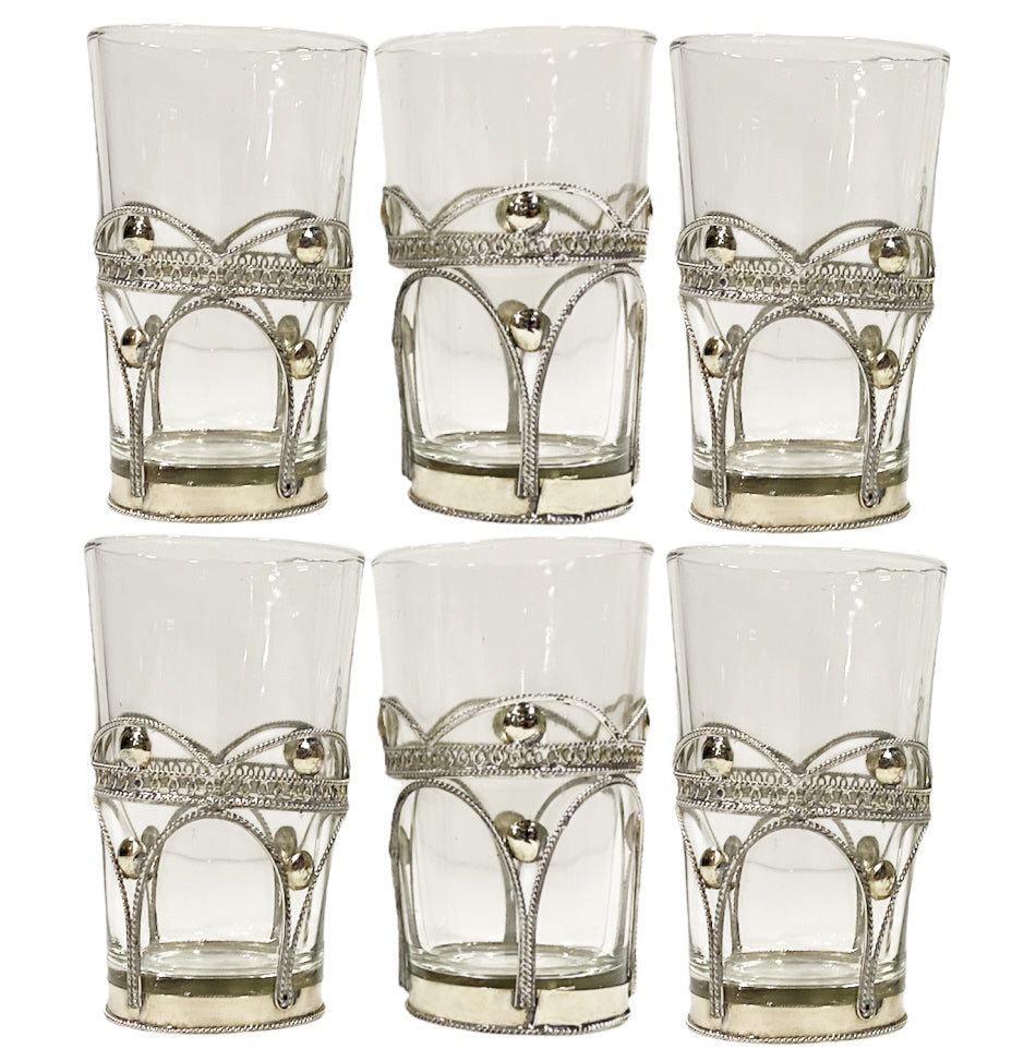 Set van 6  Marrakesh glazen