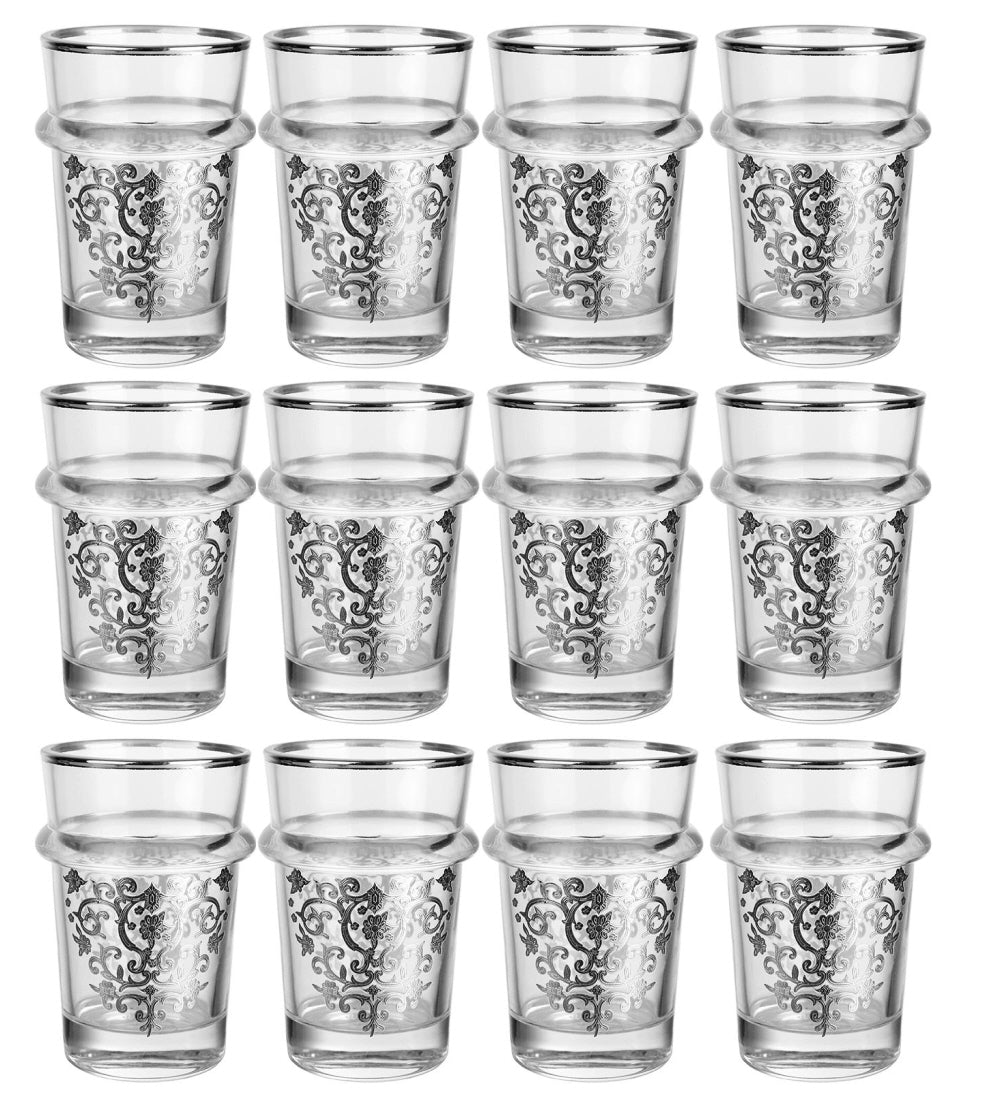 Marokkanische Design-Beldi-Gläser – 12-teilig
