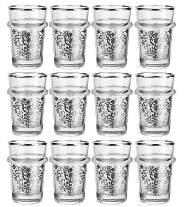 Marokkanische Design-Beldi-Gläser – 12-teilig