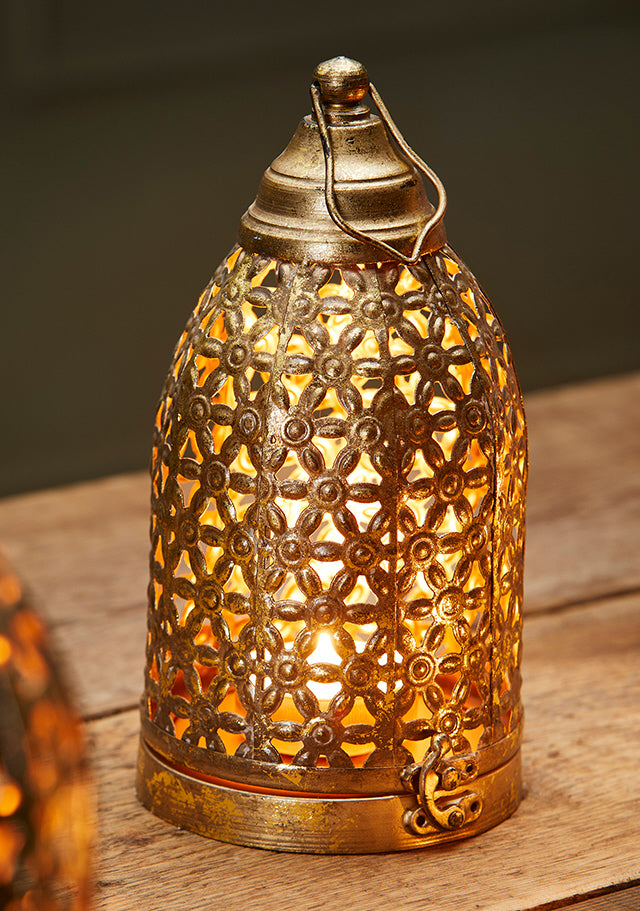 Antique openwork lantern 23 cm